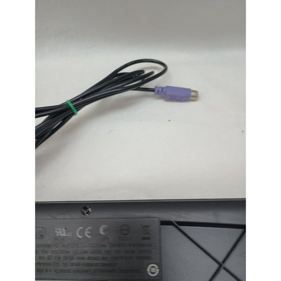 Compaq Corded Keyboard Model # 5137 Part 5189-0403 REV 2.6 Black - Picture 7 of 8